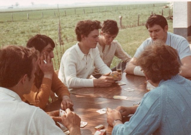 1971 Jungschützen nach dem Fest